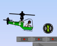 Ben 10 helicopter challenge online játék